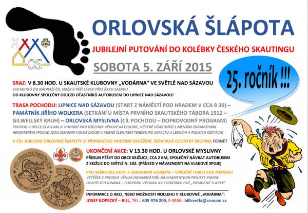 Orlovsk lpota 2015  XXV. ronk